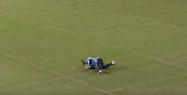 BLIMEY! Short's top-drawer catch left Curran in disbelief