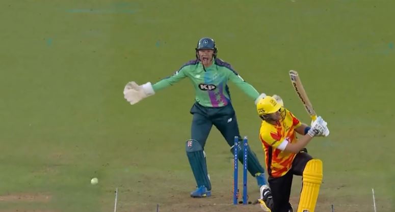 TIMBER! Rashid Khan castles Joe Root