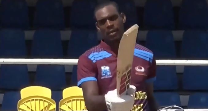 Leeward Islands Hurricanes vs West Indies Academy: Justin Greaves's 111* off 117