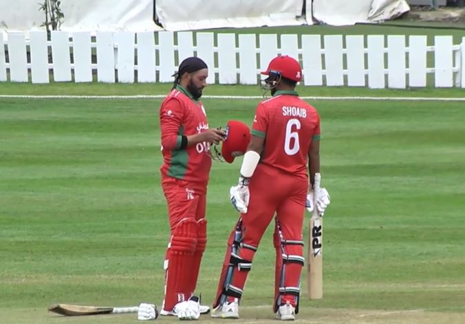 Oman vs Namibia: Khalid Kail's 51 off 66