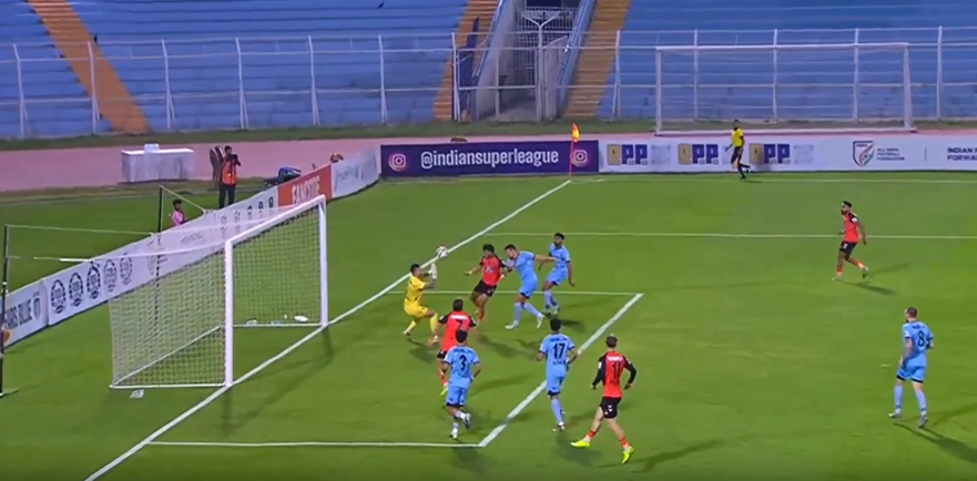 MARVELLOUS! Rohit Danu scores a bullet header
