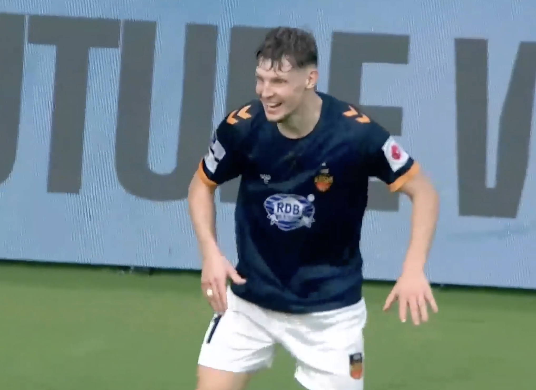 WHAT A HIT! Nauris Petkevicius nets an absolute screamer for Inter Kashi