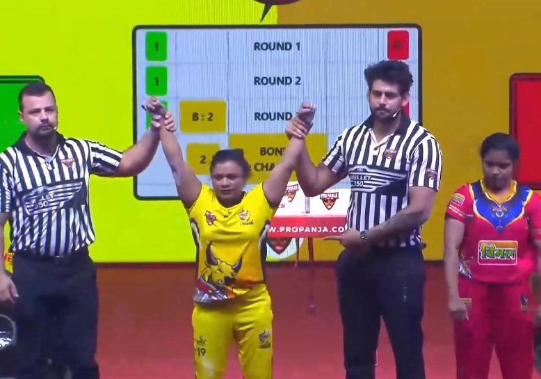 Sher-E-Ludhiana vs Kiraak Hyderabad | Kritika Das vs Savita Kumari (55Kg) | Hindi Highlights