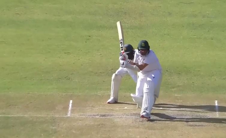 Batting Brilliance! Keshav Maharaj sculpted a gritty half-century