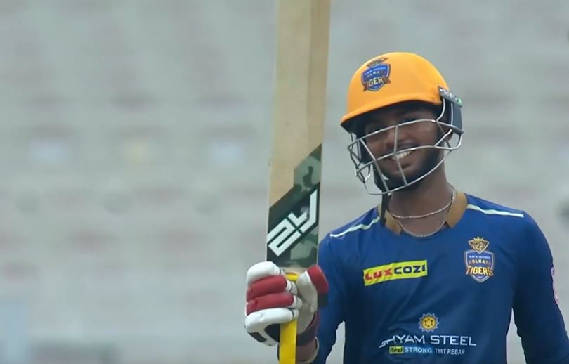 Lux Shyam Kolkata Tigers vs Harbour Diamonds: Karan Lal's 62* off 43