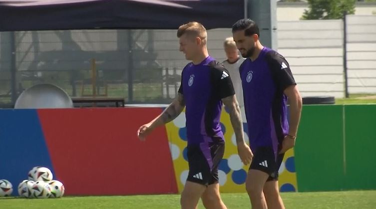 Germany train ahead of Swiss test in final Group A match