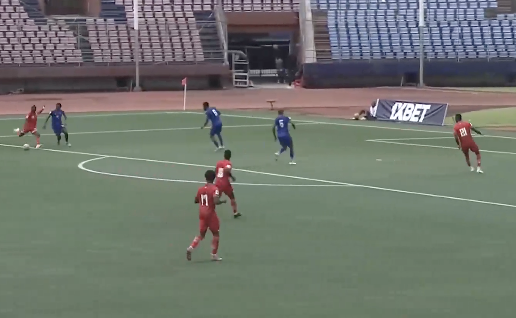 WHAT A GOAL! Ledlum netted a screamer against Namibia