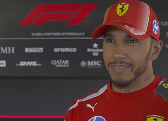 Hamilton discusses the unusual opening laps at Barcelona