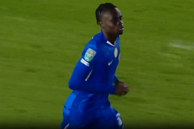 EQUALISER! George found the net to restore parity