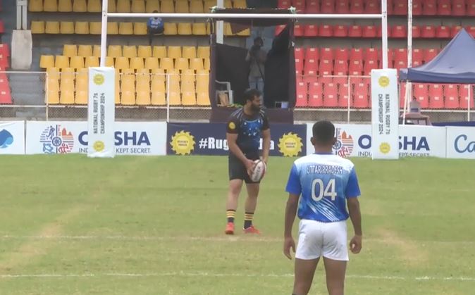 M15: Jammu & Kashmir 7-26 Uttar Pradesh | Senior National Rugby 7s Men's 2024