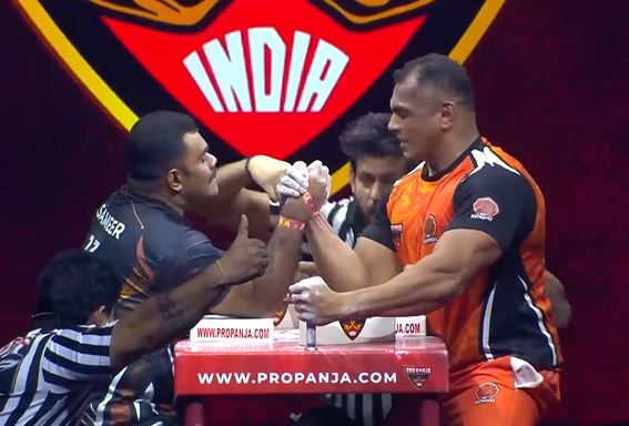 MP Hathodas vs Jaipur Veers | Sameer VT vs Shaju AU (100 Kg) | Hindi Highlights