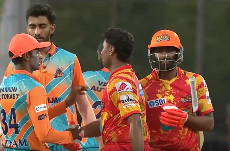 Orange Tigers beat Nagpur Titans by 8 wickets on DLS method | Match 6