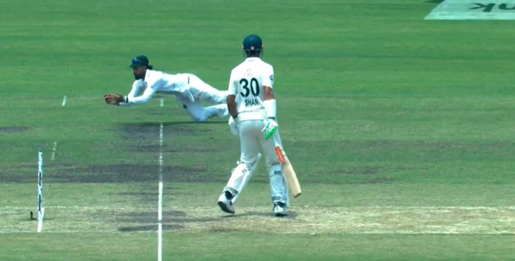 SHARP! Shadman Islam pulls off a blinder on the field