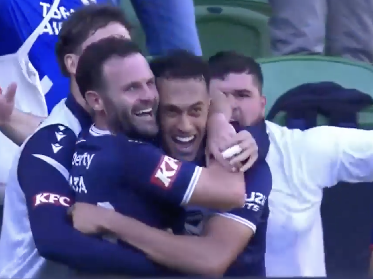 PRECISION HEADER! Juan Mata fires Melbourne Victory ahead