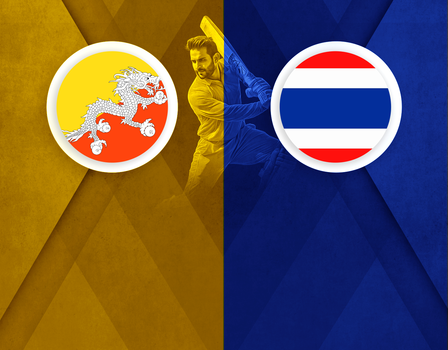Match #1 of bhutan t20 international quadrangular series: bhutan vs thailand banner