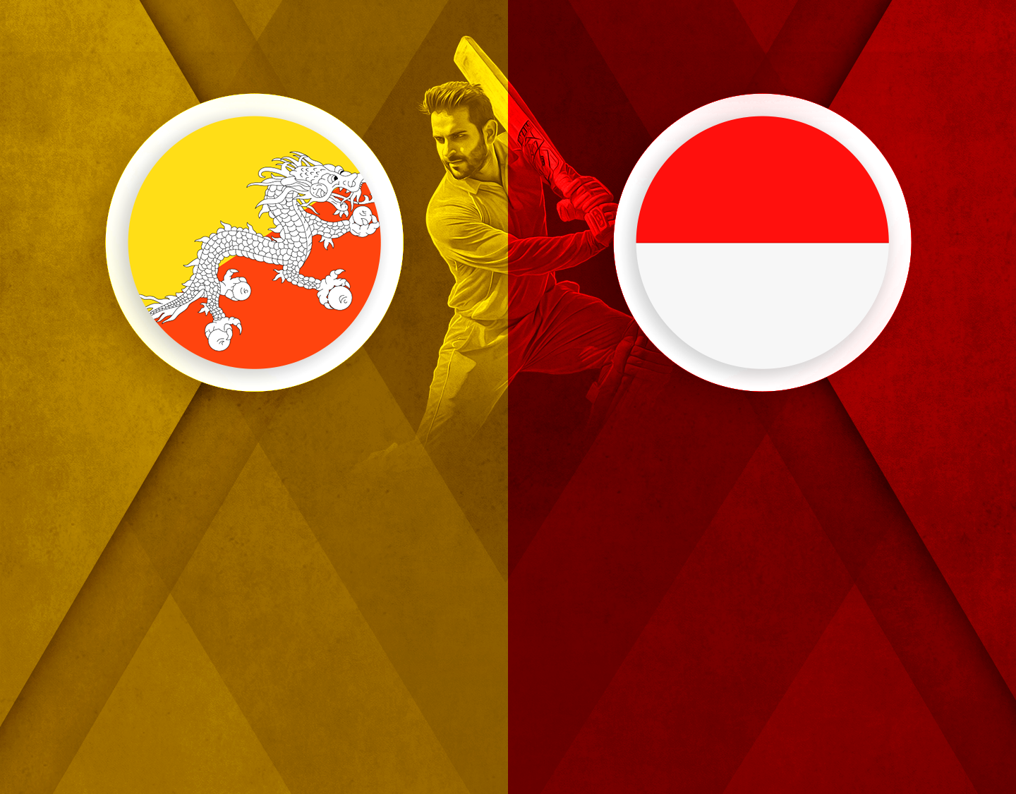 Match #9 of bhutan t20 international quadrangular series: indonesia vs bhutan banner