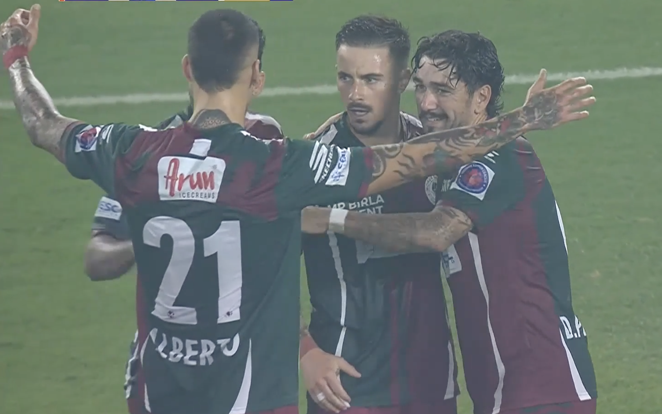 EXQUISITE! Maclaren fires the Mariners ahead from Thapa's superb assist