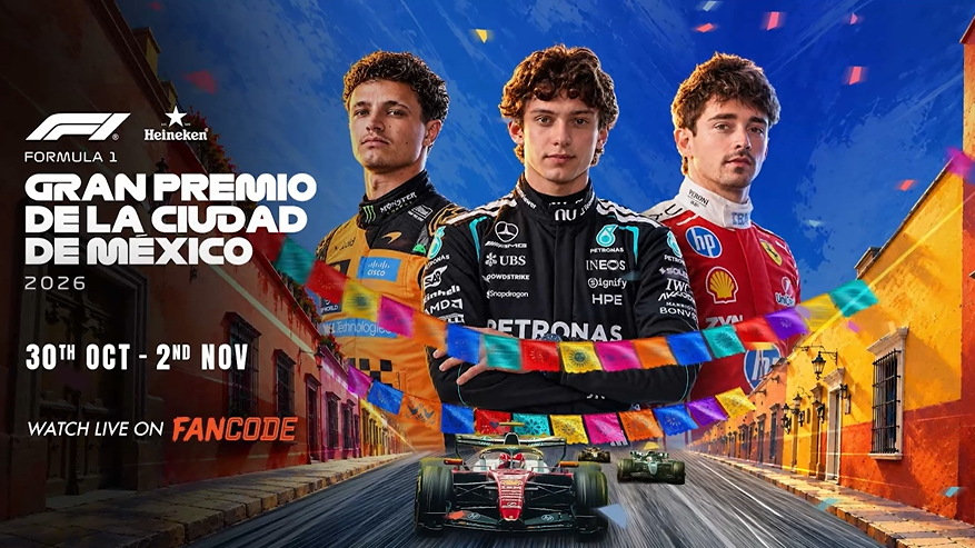 Mexico GP 2026: Live on FanCode!