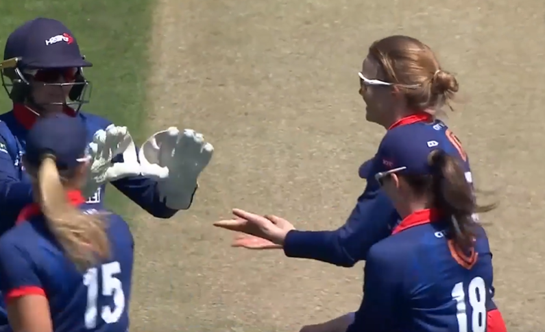Instant Impact! Maddy Green’s double blow in her first over
