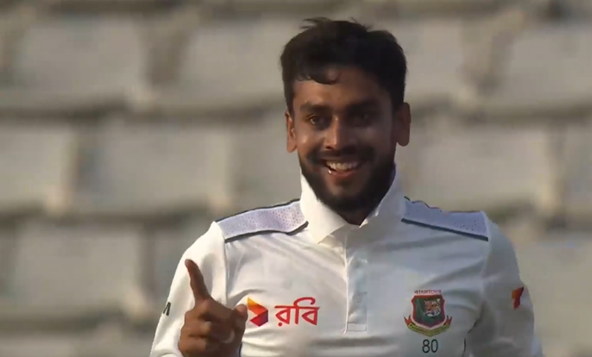 Mehidy Hasan Miraz's 3 for 50 | 1st Test, Day 1