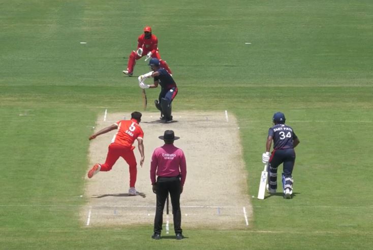 ELEGANT! Milind Kumar smashed his second ton with a four