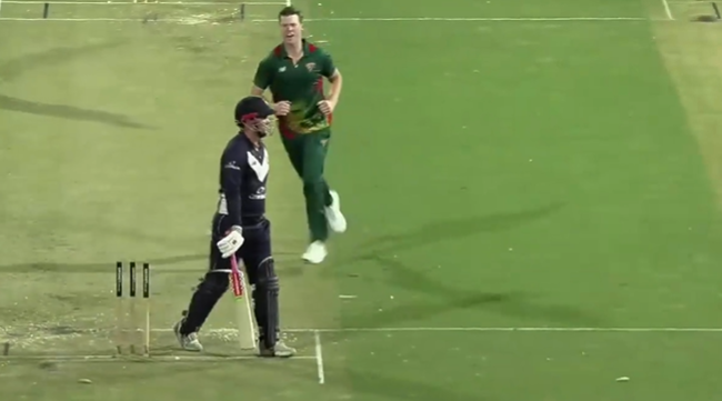 Triple Strike! Mitchell Owen ripped through in a single over