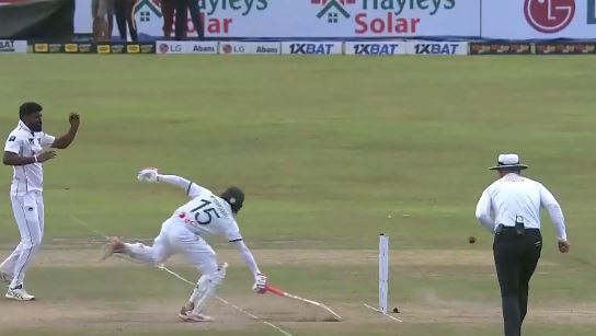 Direct-Hit! Tharindu Rathnayake’s rocket arm got Mushfiqur