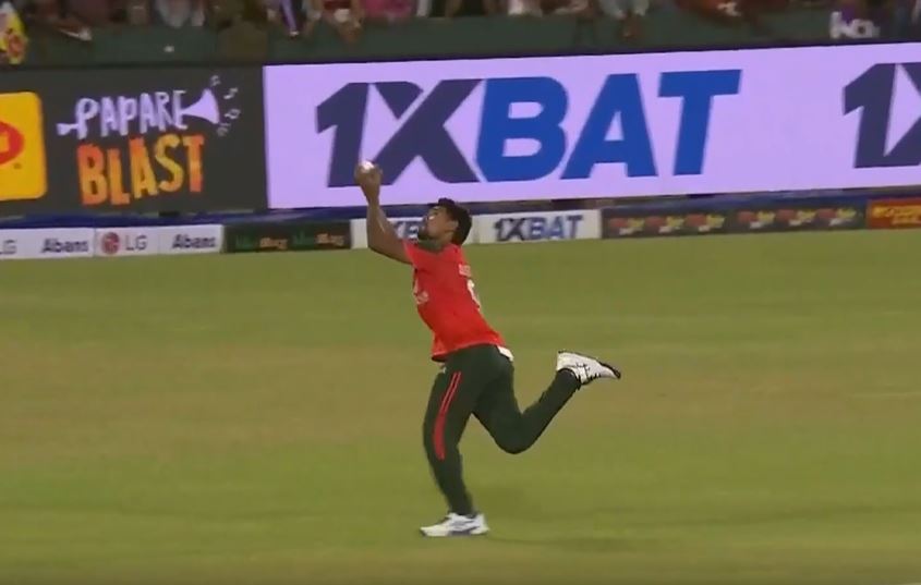 Fizz Flashes In! Rahman pulled off an unreal catch on the run