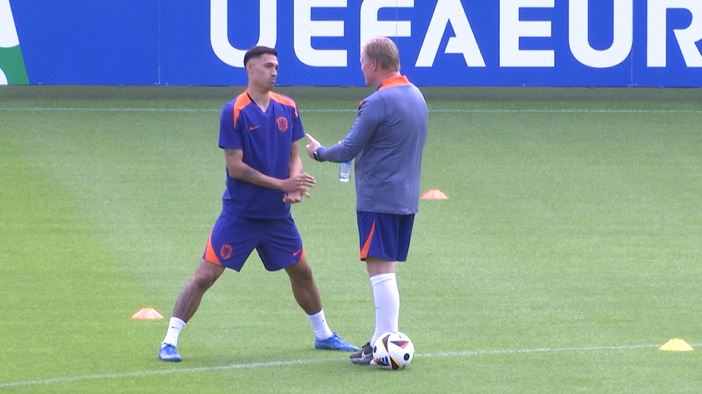 Netherlands train ahead of final group stage game against Austria