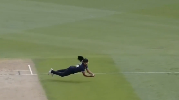 STUNNER! Nensi Patel's caught & bowled masterclass
