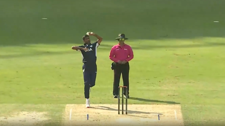 Saurabh Netravalkar's 3 for 28 | Match 87