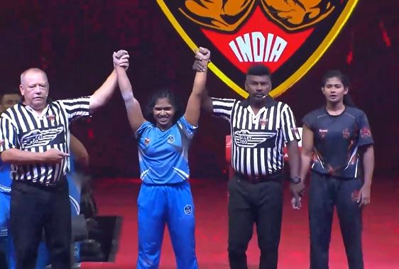 Jaipur Veers vs Mumbai Muscle | Abhirami P K vs Teja P (55kg) | Hindi Highlights