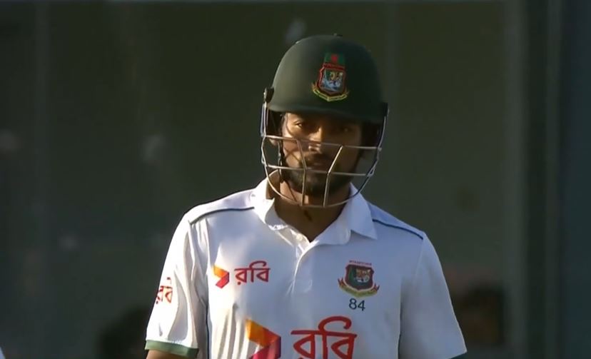 Najmul Hossain Shanto's 56* off 113 | 1st Test, Day 4