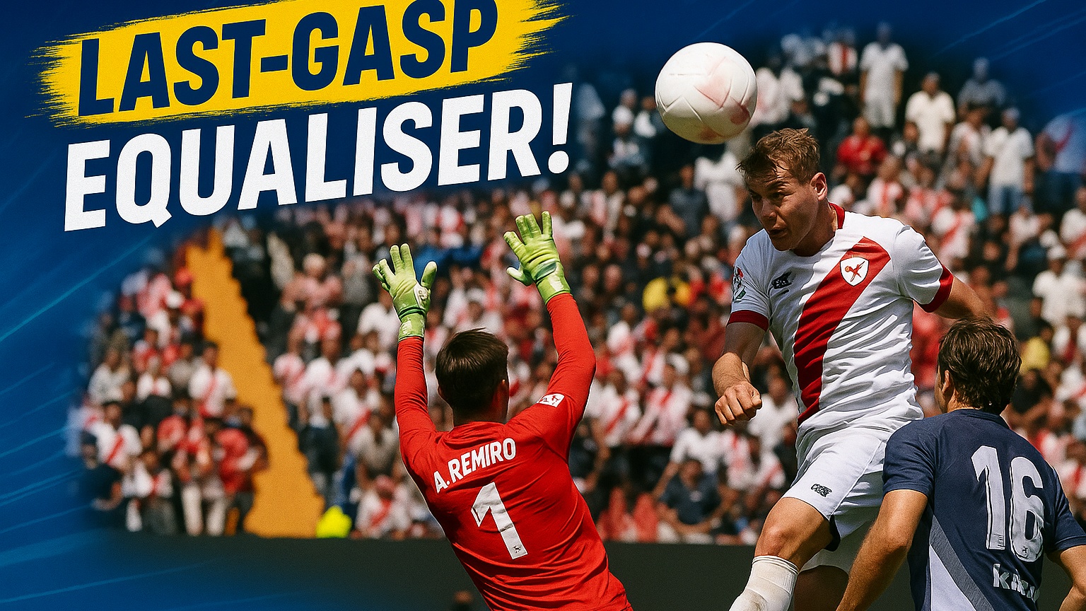  Incredible! Alemao’s late header secures dramatic equaliser