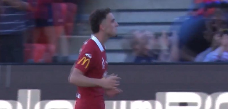 IMPACTFUL! Kikianis strikes in the 75th-minute to put Adelaide ahead