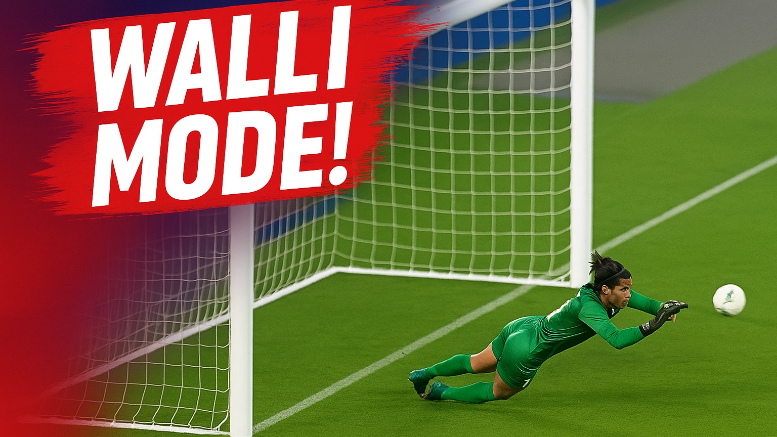 WALL MODE! Nora Fernandes with a brilliant save 