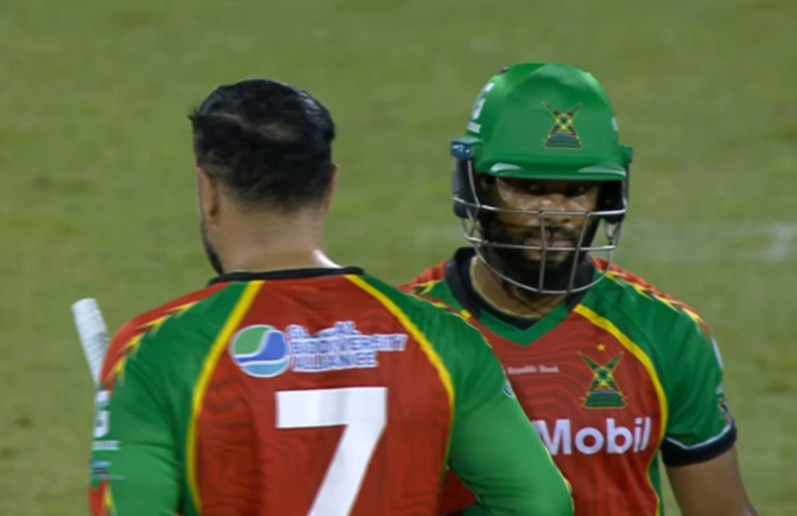 Guyana Amazon Warriors beat St Kitts and Nevis Patriots by 7 wickets | Match 28