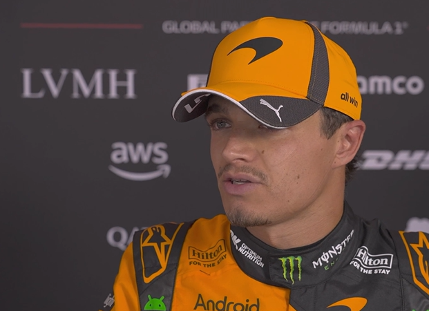 Norris hungry for a better result in Belgium