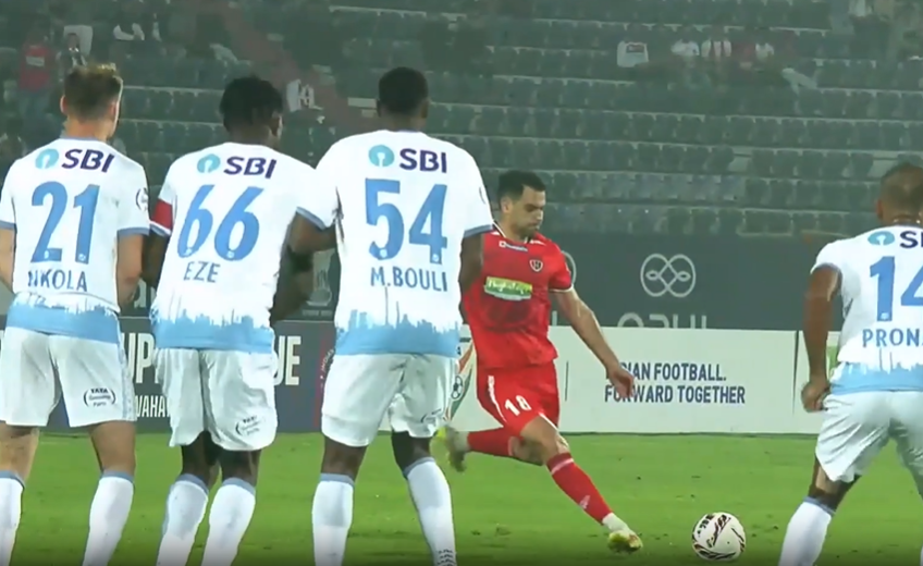 Free-Kick Perfection! Andy Rodriguez fires NorthEast ahead