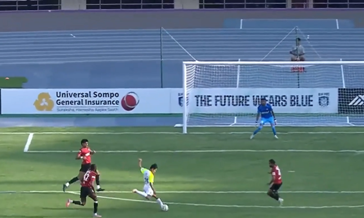 GOLLY! Khiangte Lalrinfela scores a bottom-corner screamer