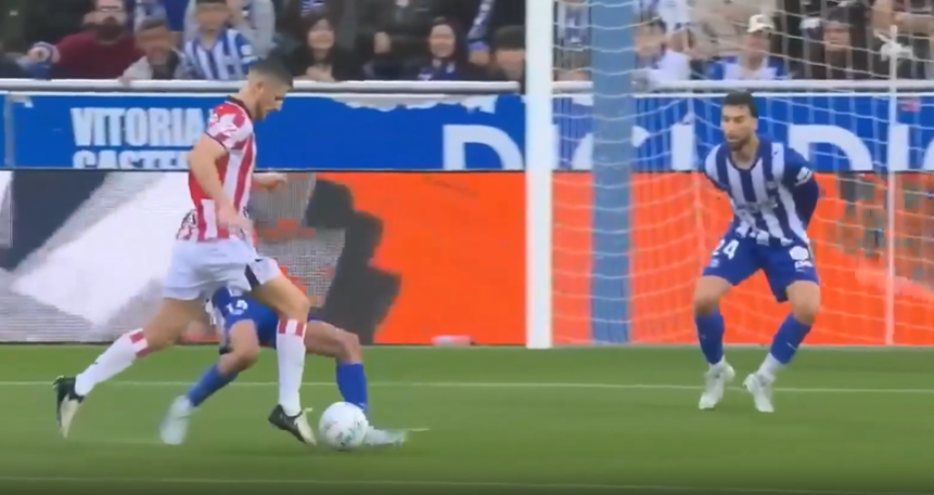 SILKY SKILLS! Oihan Sancet weaves magic for a stunner
