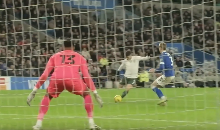 Pure Precision! Neto picks out the bottom corner to perfection