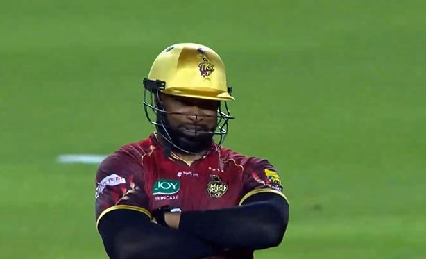 UNSHAKEN! Pollard shrugged off a brutal helmet blow