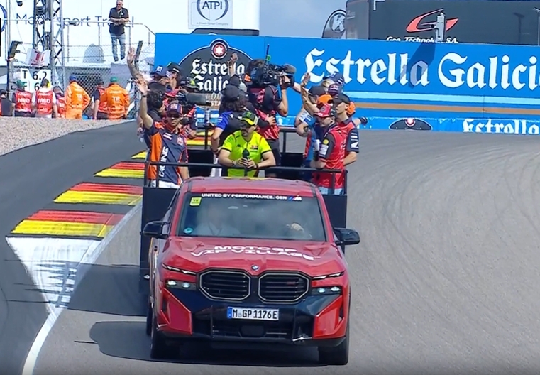 MotoGP Germany 2026: Rider fan parade and hero walk - Full replay