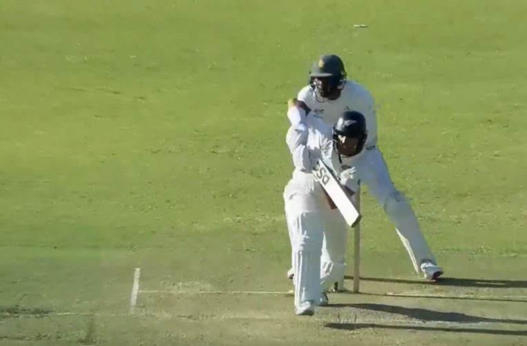 RESILIENT! Ravindra racked up his 3rd Test ton