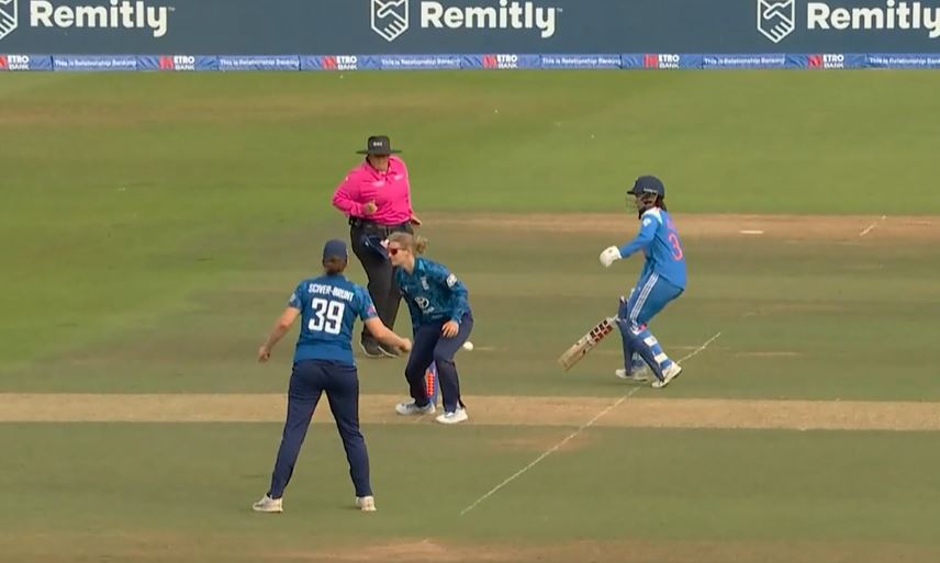 CAUGHT NAPPING! Witness Harleen Deol's unreal run-out