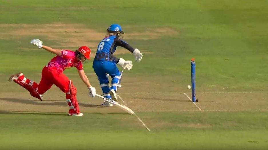 Georgia Redmayne went full Dhoni with a lightning run-out