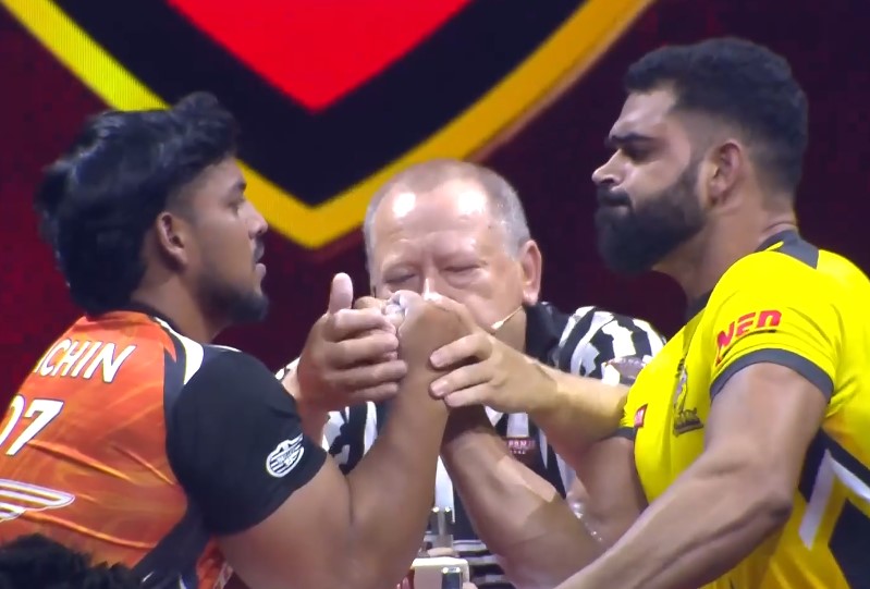 MP Hathodas vs Kirark Hyderabad | Sachin Goyal vs Dheeraj Singh (80 kg) | English Highlights