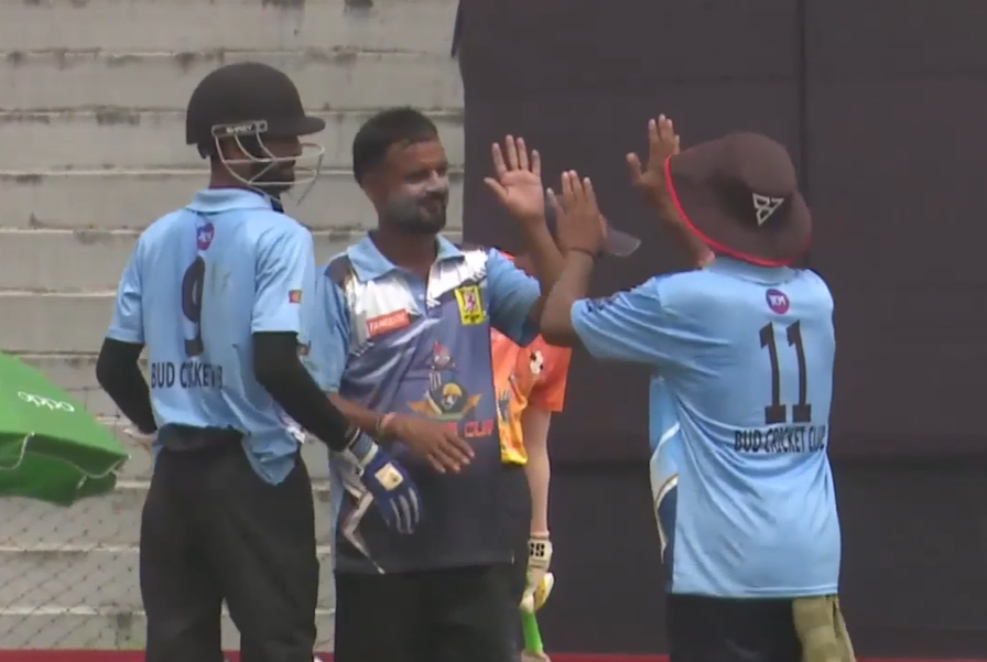 Ankurjyoti Club vs Bud Cricket Club: Pushparaj Sharma's 4 for 9