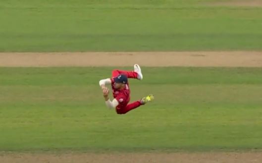 Sky High Stunner! Phil Salt pulled off a worldie